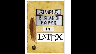 Simple Research Paper format using Latex in Bangla