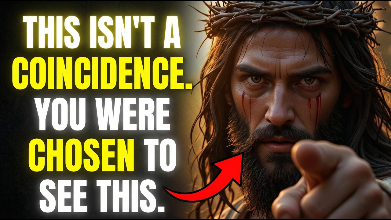 God Says: This isn't a coincidence. You were chosen to see this. God Message Now | God Always