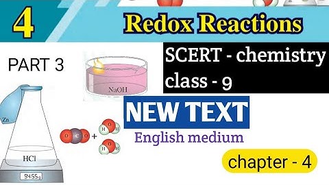 CLASS 9 CHEMISTRY CHAPTER.4 REDOX REACTION  |PART 3|  NEW TEXT  | DELTA ONLINE CLASSES