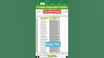 Create Individual Folders for Employees