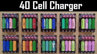 40 Cell 18650 Charging Station | MakerMan