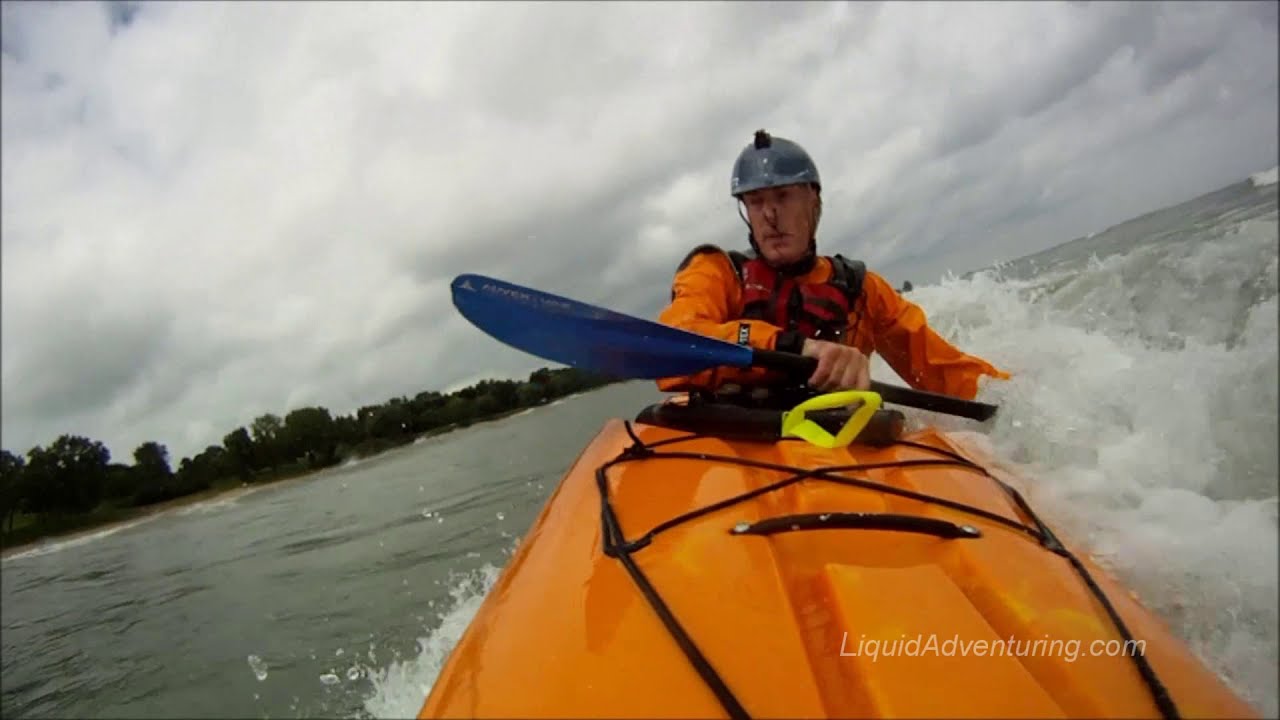 My best kayak for surfing Great Lakes Liquid Logic Remix XP10 YouTube