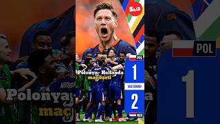Euro 2024 Hollanda 2-1 Polonya Maç Özeti. Çözeti