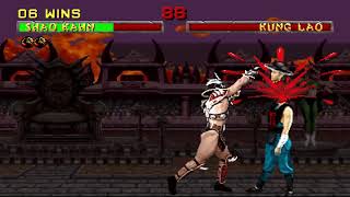 Mortal Kombat 2 - Shao Kahn Gameplay