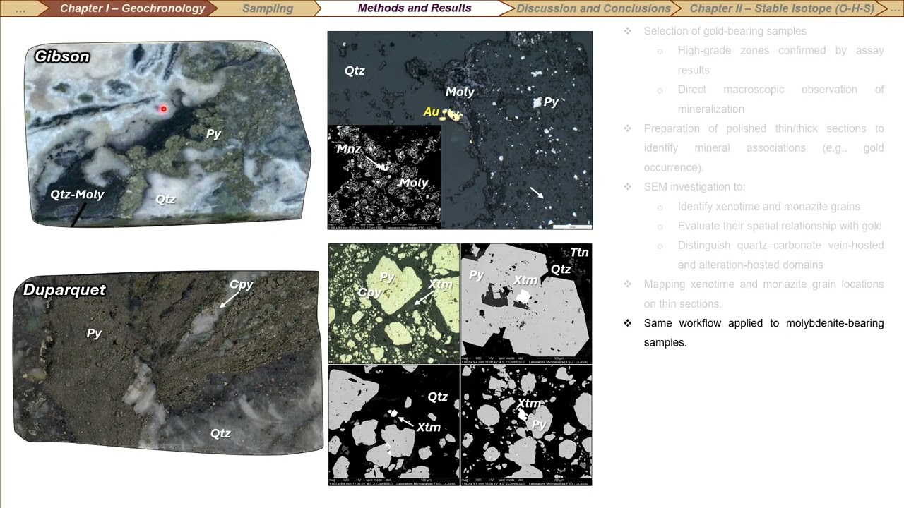 Timing & Sources of Au Mineralization @DPFZ: Geochron and Isotopic Contraints