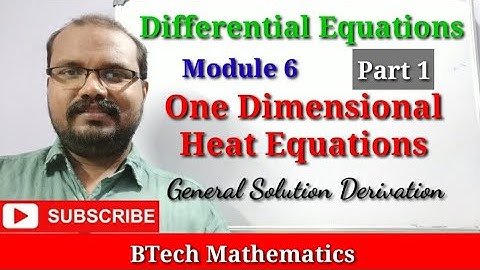 One Dimensional Heat Equation (Part 1) |  Solution Derivation | S2 Differential Equations