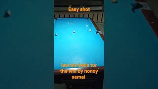 last six balls for the winbilliardshorttrendingpooltricks