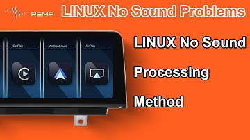 PEMP LINUX screen no sound processing method