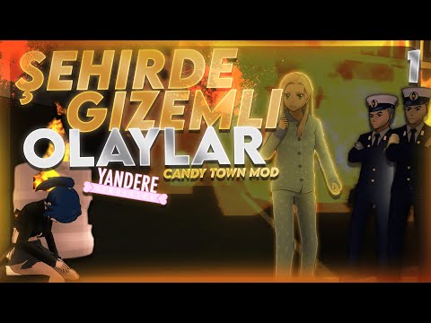 Şehirde Büyük Kaos! | Yandere Simulator Candy Town Part 1