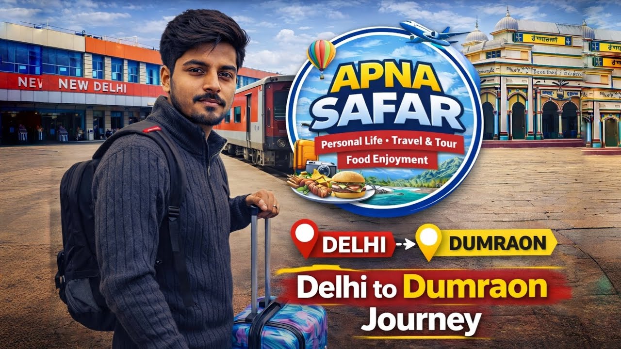 My Train Journey from Delhi to Dumraon (BIHAR) | APNA SAFAR Vlog  #dailyvlog #foryou #viral #travel 
