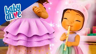 Baby Alive Official  Princess Ellie Picks Out Her Outfit! Pretend Play  Kids Videos