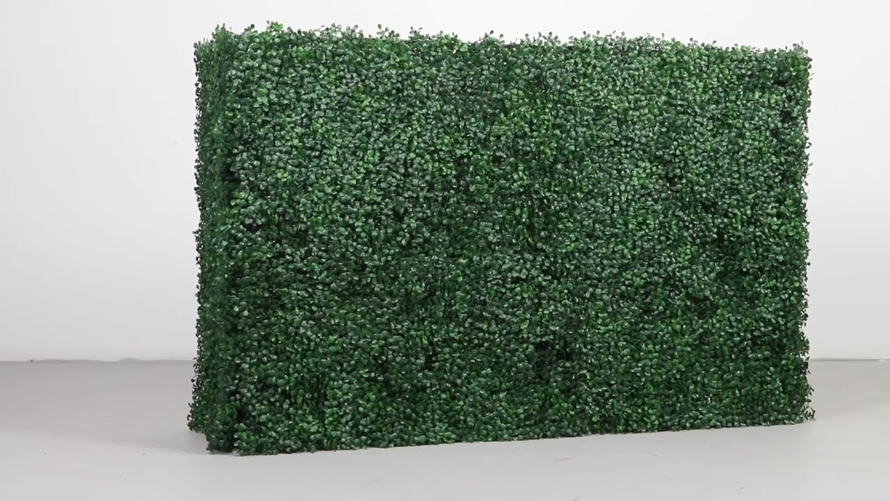 96"H Artigwall Artificial Boxwood Hedge Wall Installation Tutorial Video