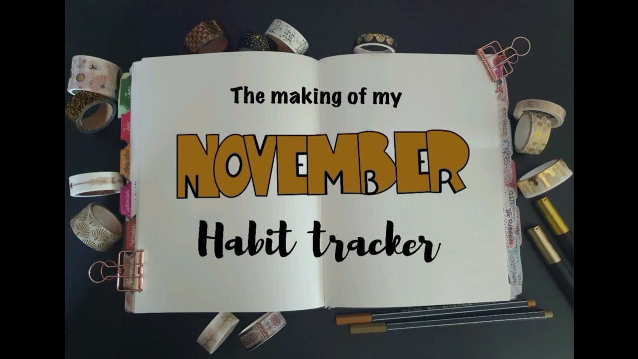 November 2021 Habit Tracker