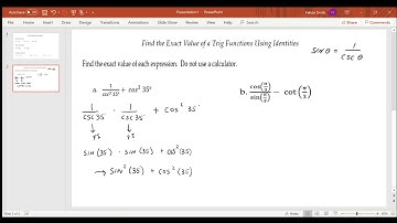 7.2 Right Triangle Trigonometry Video 4