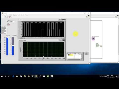 Tutorial Labview - Spectre de semnale elementare