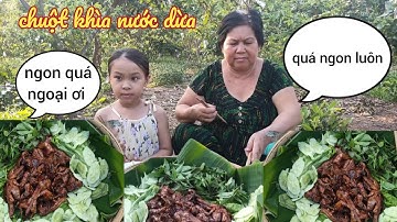 Chuột khìa nước dừa.. món ăn dân dã miền tây. Ẩm thực miệt vườn vlog