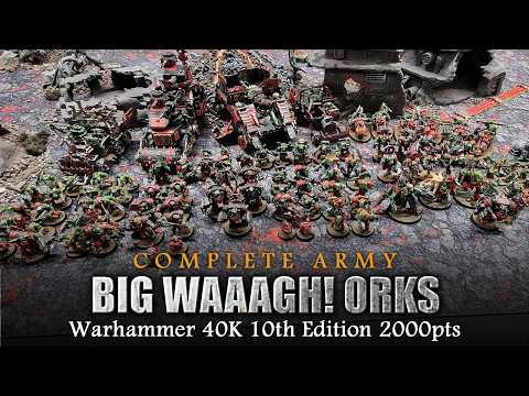 Orks 2000pts Army Warhammer 40K 10th Edition Tier List, Showcase + Tactics