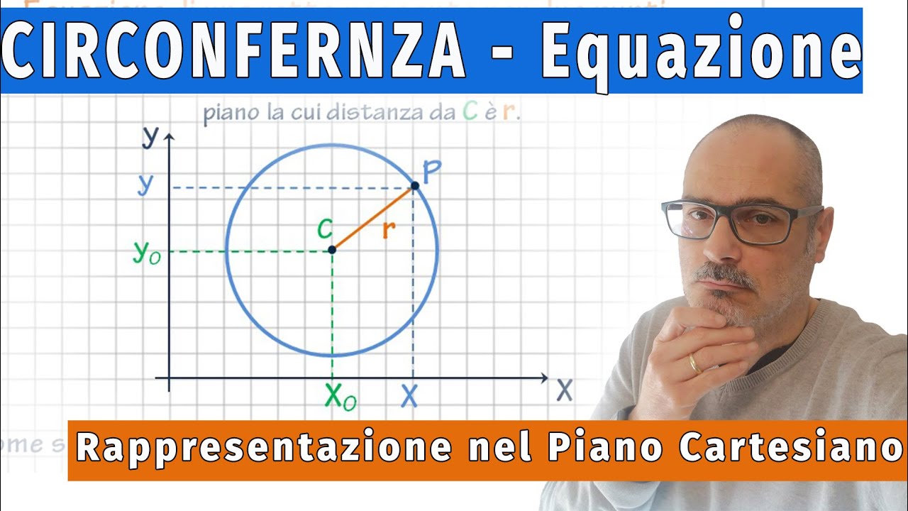 📐Circonferenza - equazione e sua rappresentazione nel piano cartesiano