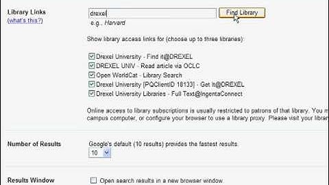 EndNote Part 3d Google Scholar data: Drexel University Health Sciences Libraries