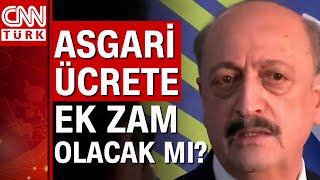 Bakan Vedat Bilginden Asgari Ücrete Ek Zam Yapılacak Mı? Sorusuna Yanıt