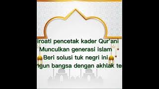 Instrumen Mars Qiroati dan lirik