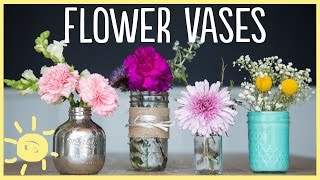 Spring is here and with just a few supplies you can turn your old
glass containers into gorgeous vases to display flowers! don’t
forget subscribe for...