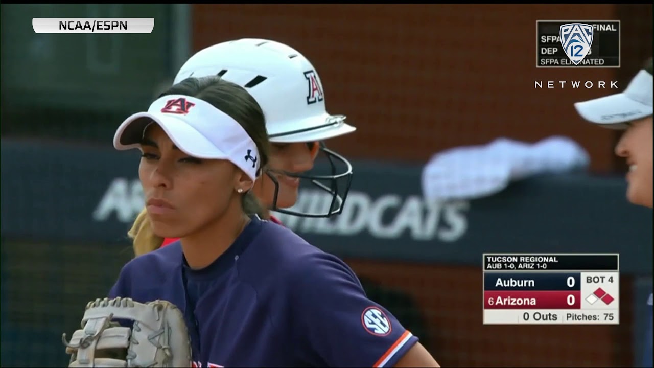 Highlights Arizona softball outlasts Auburn, advances to the NCAA