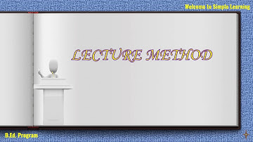 Lecture method