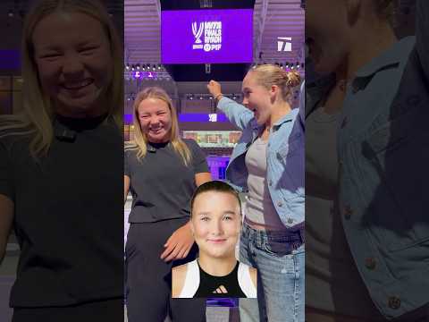 Can these doubles teams guess the face mash-ups? 👥😂 #wtafinals