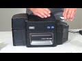 FARGO DTC1500 how to do a routine printer cleaning