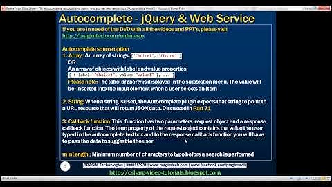 Autocomplete textbox using jquery and asp net web service
