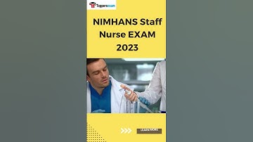 NIMHANS Staff Nurse Mock Test, Free Test Series 2023, Book