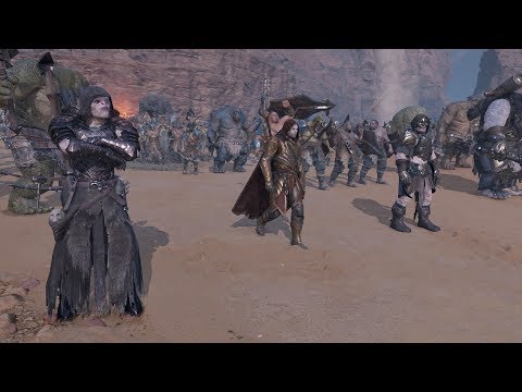 видео: Shadow Of War - HIGH LEVEL 766 NECROMANTIC Marauder Fortress Overlord Boss Battle IN DESERT