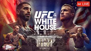 🔴UFC WHITE HOUSE: ILIA TOPURIA x JUSTIN GAETHJE + ALEX PEREIRA x GANE | LIVE STREAM