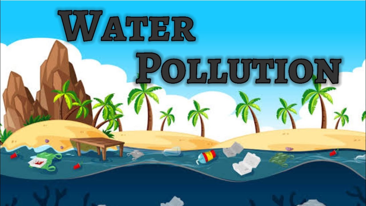 water pollution cartoon