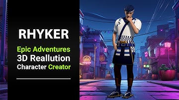 Introducing Awesome Rhyker – Premium 3D Character Pack for Character Creator 4 & Unreal Engine 5