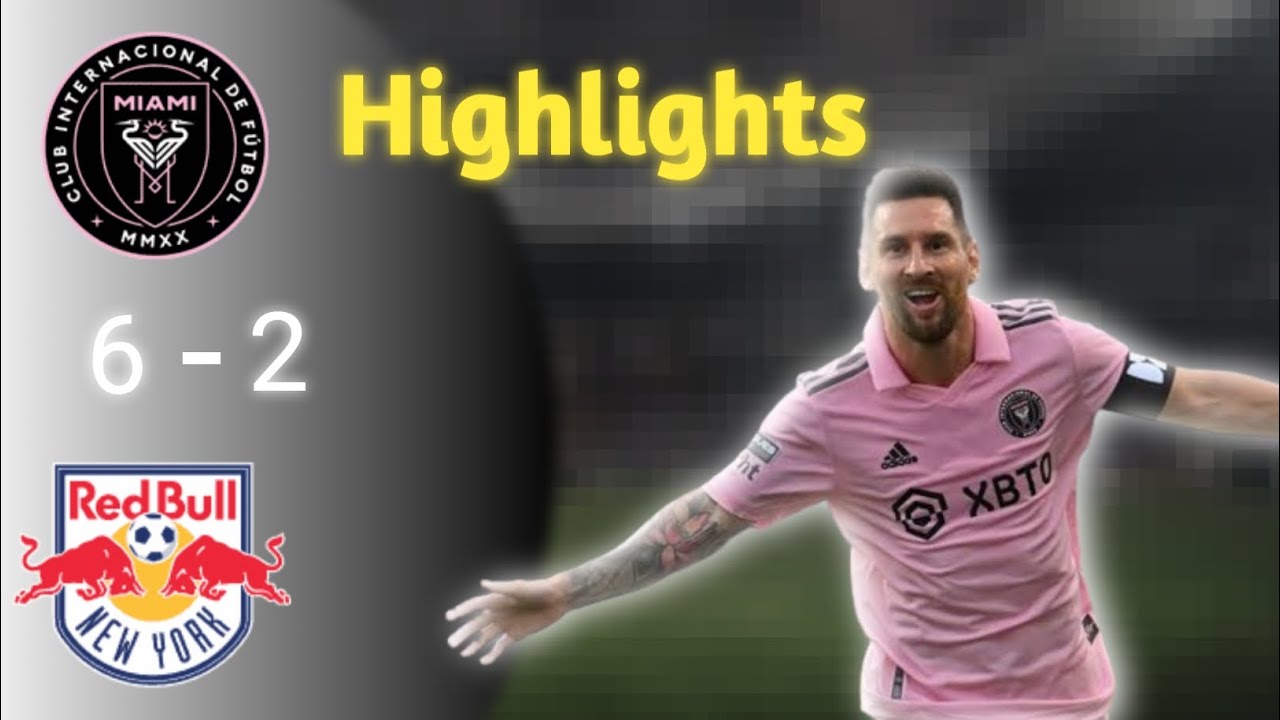 MESSI MAKES HISTORY 🙌 Inter Miami vs. New York Red Bulls | MLS ...