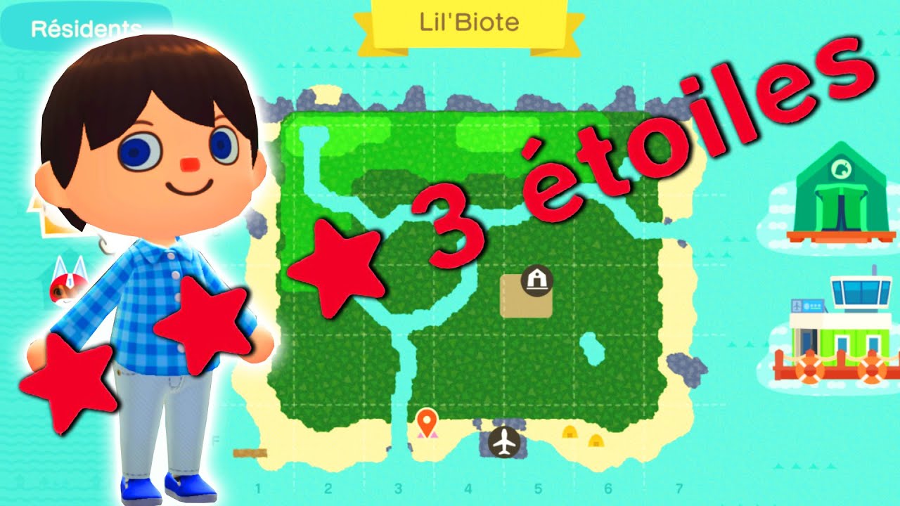COMMENT AVOIR LES 3 ÉTOILES pour ma NOUVELLE ILE! ANIMAL CROSSING NEW