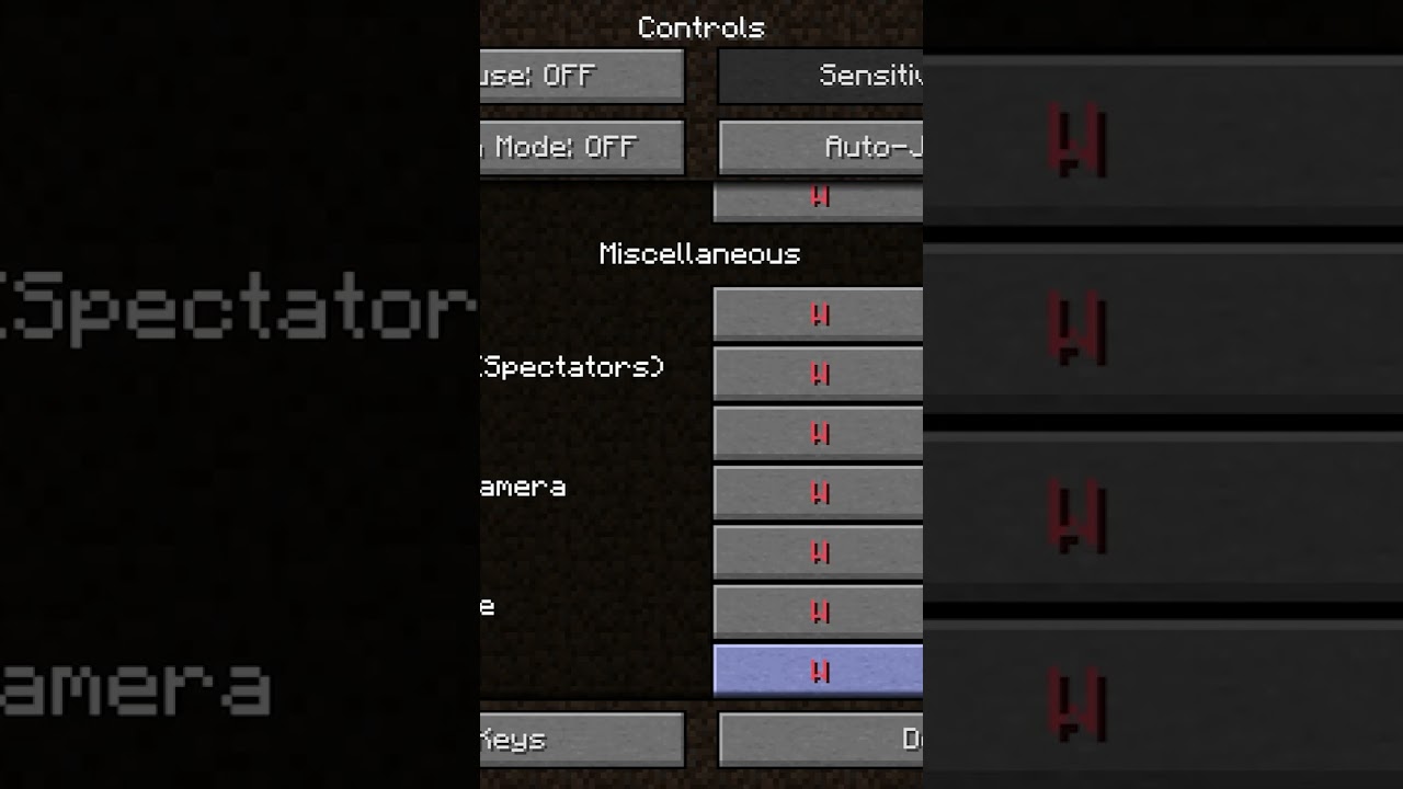Что если забиндить всё на одну клавишу в Minecraft 