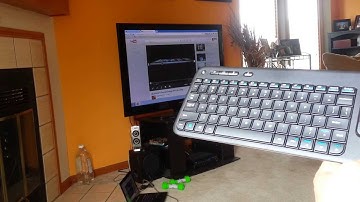 Logitech Wireless Keyboard Integrated Mouse pad