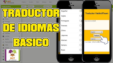 TRADUCTOR DE IDIOMAS BÁSICO - MIT App Inventor 2