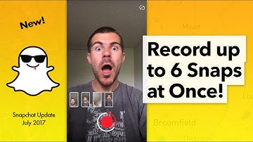 How to Record Multiple Video Snaps at Once - Snapchat Update 10.13.0.0