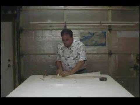 How to cut down a cell shade - YouTube