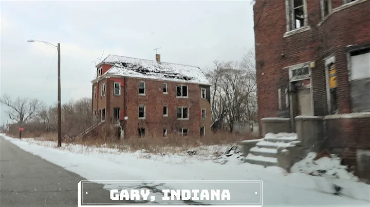 DETROIT MICHIGAN  VS  GARY INDIANA - MOST ABANDONED