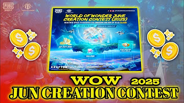 wow June creation contest 2025 is here how submit your map full explain in this video #pubgmobile