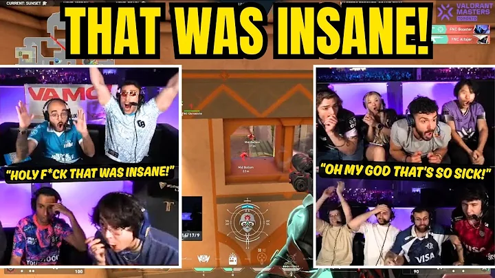 Valorant Streamers React To PRX Insane Sage Wall Against FNC In Masters Toronto Grand Final