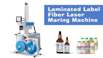 How To Use ZS-LMR1 the Laser Coding Machine and Label Rewinder To Print Production Date