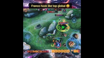 Franco hook like top global😆 #mlbb #youtubeshorts #shorts #franco