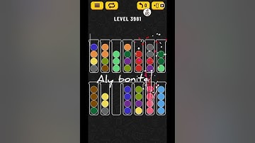 ball sort puzzle level 3981