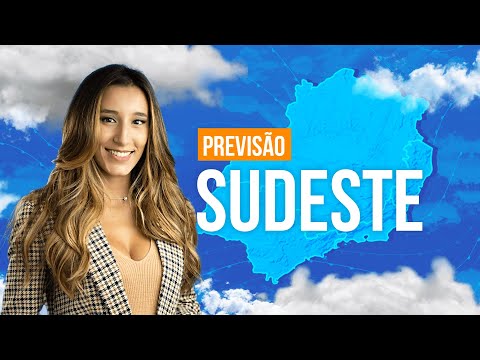 Previsão Sudeste - Chuva forte no oeste e litoral de SP